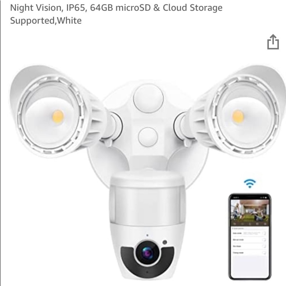 Smart floodlight camera